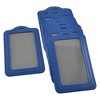 PiccoCasa Factory Faux Leather Vertical Name Tag ID Badge Card Holders Blue 10 Pcs - 3 of 4