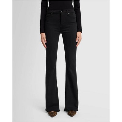 7 For All ManKind Womens High Waist Flared Jeans