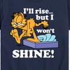 Boys' - Garfield - Rise But Won't Shine Short Sleeve Graphic T-Shirt - 2 of 4