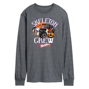 Men's - Hot Wheels - Halloween Long Sleeve Graphic T-Shirt - 1 of 4