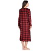 Ashford & Brooks Women's Mink Fleece Long Sleeve Nightgown - 3 of 4