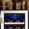Tylza 15 Inch Wine Cooler Under Counter, 30 Bottle Capacity, Stainless Steel Constant Temperature Technology 3.6 Cubic Feet - 4 of 4