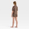 Girls' Short Sleeve Button-Down Pajama Set - art class™ - 2 of 4