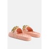 Miami Shot Bling Chain Strap Woven Slip On Women  Flats - 3 of 4