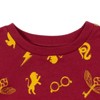 Harry Potter Gryffindor Hufflepuff Slytherin Girls French Terry Pullover Sweatshirt Little Kid to Big Kid - 3 of 4