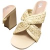 Women's Wo's Adrian Natural Raff Heel Sandal - MIA - 2 of 3