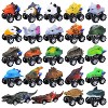 Joyfy 2025 Christmas Advent Calendar: 24-Day Countdown with Monster Truck Toys – Christmas Party Favors, Xmas Countdown Gifts & Classroom Prizes - 3 of 4