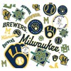 MLB Milwaukee Brewers 24oz All Over Venture Water Bottle - 2 of 4