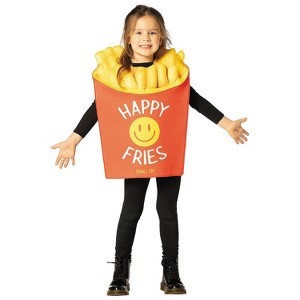 Rasta Imposta Kids' French Fries Foam Tunic Halloween Costume Jumpsuit - Red 5-6 - 1 of 3