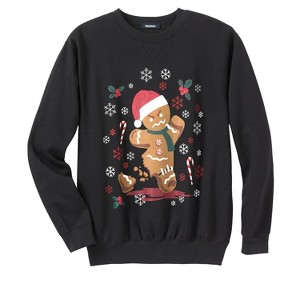 KingSize Men's Big & Tall Graphic Fleece Sweatshirt - 1 of 4