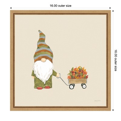 Harvest Gnomes Earth Tones Canvas Wall Art Print