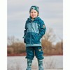 Deux par Deux Boy Colorblock Mid-Season Jacket Forest Green and Emerald - 3 of 4