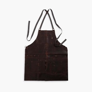 Barebones Brown Tradesman Leather Apron - 1 of 4