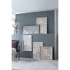 Set of 2 Luciana Shadow Box Wall Decors White - A&B Home: Transitional Style, Vertical Mixed Media, Includes Mounting Hardware - 3 of 4