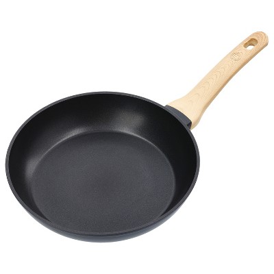 Staub frying pan with wooden handle 24 cm, black