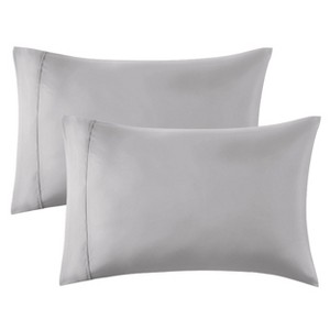 Bedsure-Polyester Microfiber Pillowcase 2 Pack Super Soft and Cozy Peached Fabric - 1 of 4
