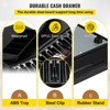 VEVOR Cash Register Drawer, 13\" 12 V, for POS System with 4 Bill 5 Coin Cash Tray, Removable Coin Compartment & 2 Keys Included, RJ11/RJ12 Cable - 4 of 4