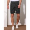 Lars Amadeus Men's Summer Pleated Front Stripes Business Dress Shorts - 2 of 4