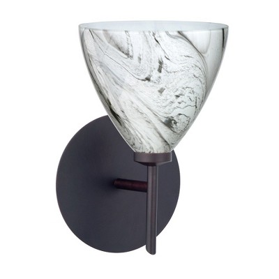 Besa Lighting Mia 1 - Light Wall Light in  Bronze
