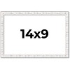 PosterPalooza | Photo Size Textured White Picture Frame - UV Acrylic, Foam Board Backing, Hanging Hardware - 2 of 4
