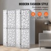 VEVOR Wood Room Divider, 4 Panel Wood Folding Privacy Screen, 66.9 Inches Tall Indoor Carved Wooden Partition, Portable Decoration Screen - 3 of 4
