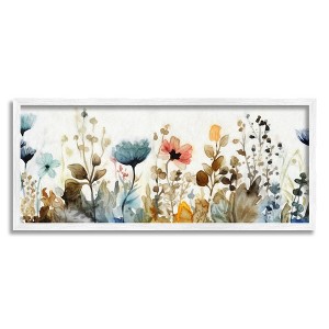 Stupell Industries Earth Tones Garden Blooms Framed Giclee Art - 1 of 4
