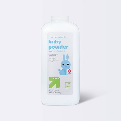 Johnson's Naturally Derived Cornstarch Baby Powder, Aloe & Vitamin