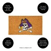 EvergreenNCAAEast Carolina Pirates Logo Natural Coir 28 x 16 Inches Indoor Outdoor Doormat - 4 of 4