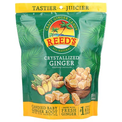 Reed's Craft Ginger Candy Crystallized Ginger 16 oz