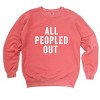 Simply Sage Market All Peopled Out Garment Dyed Sweatshirt - 2 of 4