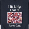 Men's - Forrest Gump - Life Is Like A Box Of Chocolates Graphic Fleece Sweatshirt - 2 of 4