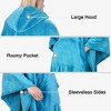 Catalonia Hooded Wearable Blanket for Adult Women Men, Fleece Wrap Blanket Cape with Hood | Warm, Soft, Cozy, Snuggly | Comfort Gift - 2 of 4