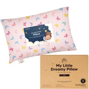 KeaBabies Mini Toddler Pillow with Pillowcase, 9x13 Small Pillow for Toddler, Soft Kids Pillow for Sleeping, Travel, Age 2-4 - 1 of 4