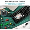 Evo Bytes Blue Backlit 75% Wireless Mechanical Keyboard - 2 of 4