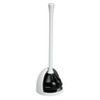 iDESIGN Una Toilet Plunger with Holder White - 2 of 4