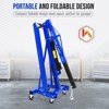 Engine Hoist, 2 Ton Hydraulic Cherry Picker - 4400LBS with Lever Stabilizer, 6 Swivel Casters, Adjustable Boom for Auto Repair - 2 of 4