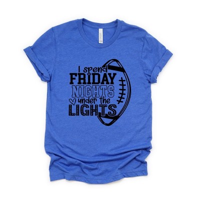Simply Sage Market Women's I Spend Friday Nights Under The Lights Short Sleeve Graphic Tee