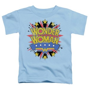 Toddler Boys' Wonder Woman Starburst Logo T Shirt - 1 of 2