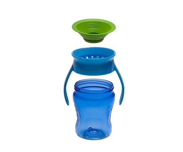 WOW Tritan Kids Cup - Blue/Green 2pk/14oz