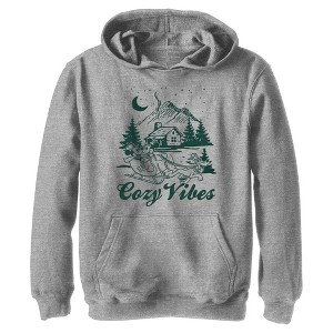 Boys Mickey & Friends Cozy Vibes Cabin Lightweight Hoodie - 1 of 4