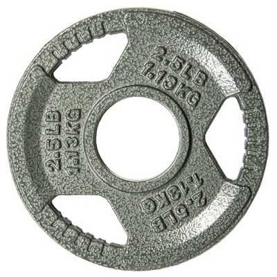 Sapphtopaz Olympic Cast Iron Weight Plates for Barbell, 2-Inch Barbell Plates for Strength Training in Home & Gym, Multiple Weights