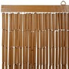 vidaXL Insect Door Curtain Palm Print 100x220cm Bamboo, Fly Curtain, Door Mosquito Net, Beaded Fly Curtain - 4 of 4