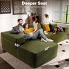 HOMLUX L Shape Modular Sectional Sofa Couch, Deep Seat Modern Minimalist Couches for Living Room - 4 of 4