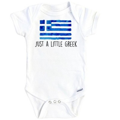 Little Greek Onesie® Baby Boy Girl Clothes Infant Bodysuit Funny Cute Newborn GS1