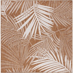 Beach House BHS264 UV & Stain Resistant Non-Shedding Power Loomed Indoor/Outdoor Rugs - Safavieh - 1 of 4