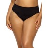Paramour by Felina | Body Smooth Hi Cut Seamless Brief Panties 3-Pack | Up to 3X | Hi Leg Opening - 2 of 4