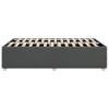 vidaXL Full Dark Gray upholstered Bed Frame - Modern Bedroom Essentials - Sturdy Design - Mattress Base - 4 of 4