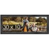 PosterPalooza | 30x10 Wide Barnwood Picture Frame, UV Acrylic, 6 Finishes - Grey, Brown, White, and Black - 2 of 4