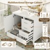 Mshliw 36" Bathroom Vanity with Ceramic Sink, Solid Pine Frame, Soft-Close Door & 3 Drawers – Modern Freestanding Cabinet - 4 of 4