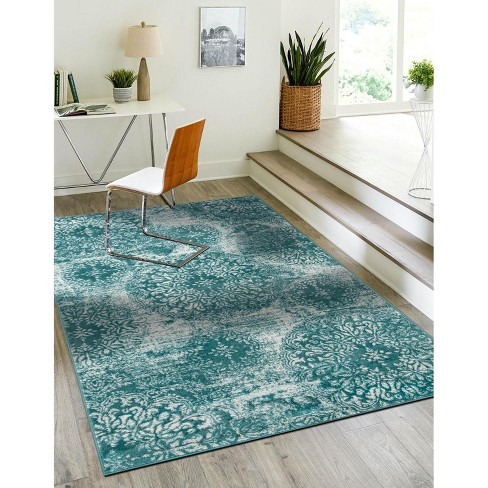 Unique Loom 9' 0 X 12' 0 Sofia Grand Turquoise Area Rug : Target